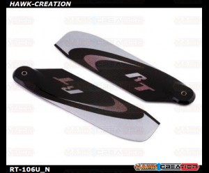 RotorTech 106mm Ultimate Tail Rotor Blade Set (New Colour)